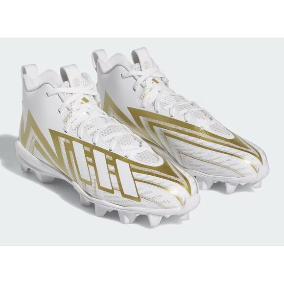 Men's Adidas Freak Spark MD 23 Football Cleat / White Gold / HP7711 / Size 11.5 - Picture 1 of 5